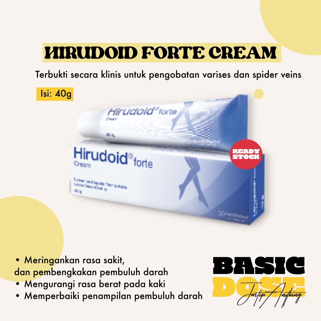 [READY] Hirudoid Forte, 40g/ For Spider Veins
