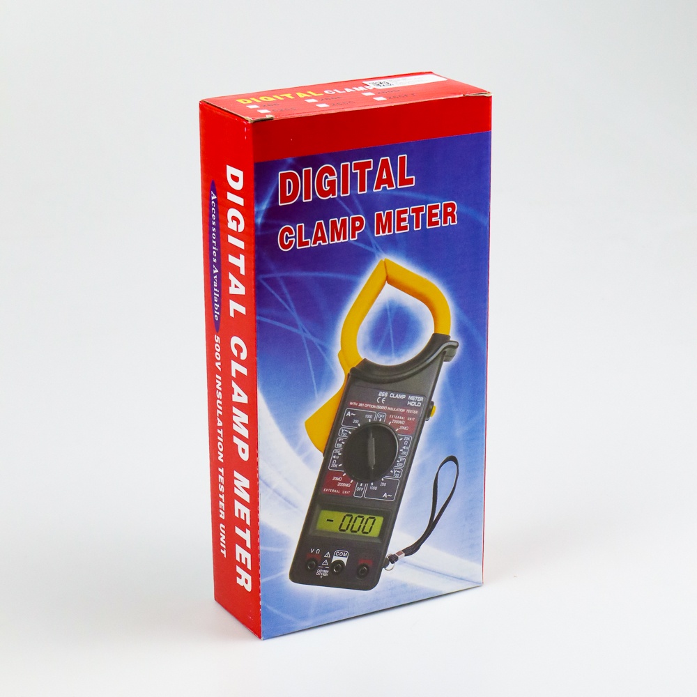 Tang Ampere Digital | Digital Clamp Multimeter - DT266 - Black