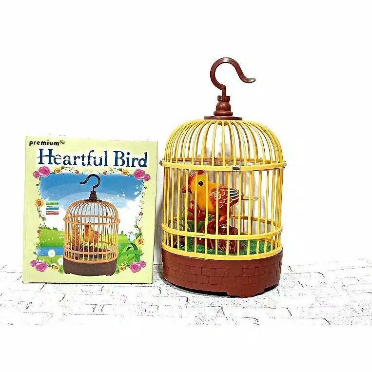 MAINAN  BURUNG DALAM SANGKAR HEARTFUL BIRD "SKM.20Ma23ᴴ"