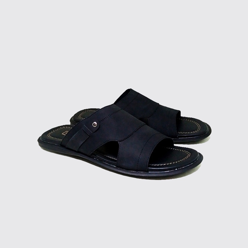 SHADOWS X ZAGIB BIG SIZE | Sandal Pria Selop Casual Daily Asli Kulit Ukuran Besar 44-45-46-47-48