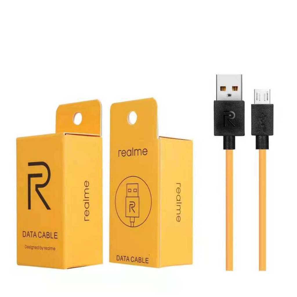 Kabel Data Micro dan Type C Realme Fast Charging 2.4A Realme 6 Realme 6pro