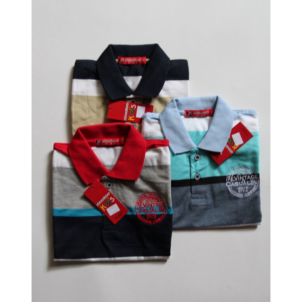 KRAH SALUR ANAK DOMINO/ KAOS ANAK DOMINO/IVANKIDS