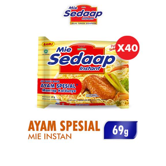 

Sedaap Mie Instan Ayam Spesial 69 Gr X 40 - Best Store