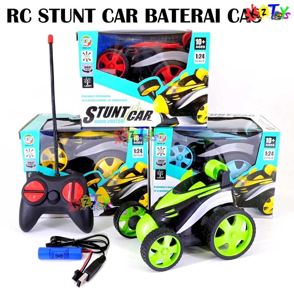 MAINAN ANAK LAKI RC STUNT CAR Mobil Menari Mengemudi Mainan Anak Hadiah Ulang Tahun