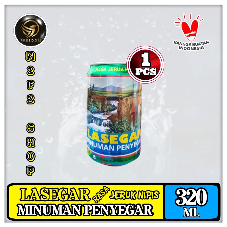 

LASEGAR Minuman Larutan Penyegar Rasa Jeruk Nipis Kaleng - 320 ml (Kemasan Satuan)