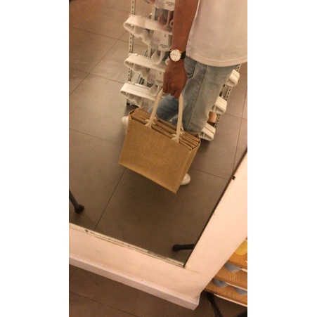 Miniso Jute Shopping Bag - L