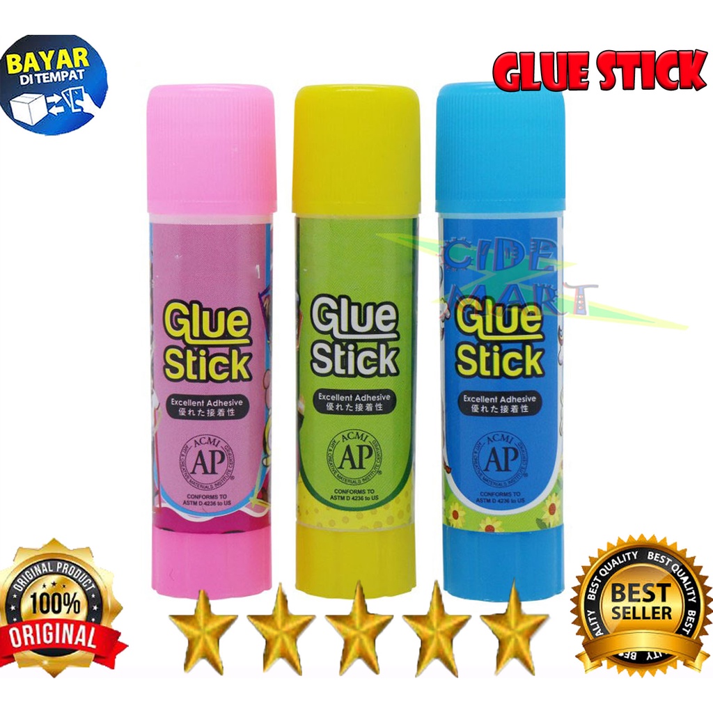 MC Glue Stick / Lem Batang / Lem Perekat Kertas ATK / Lem Kertas Batangan Glue stik Lucu / Lem Putar