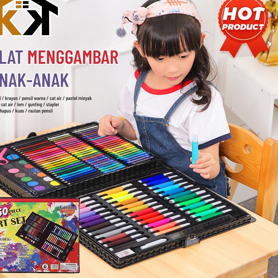 

Diminati (KK) Alat Menggambar Pewarna Colouring Set / Crayon set Macam Warna Cocok Menggambar Mewarnai