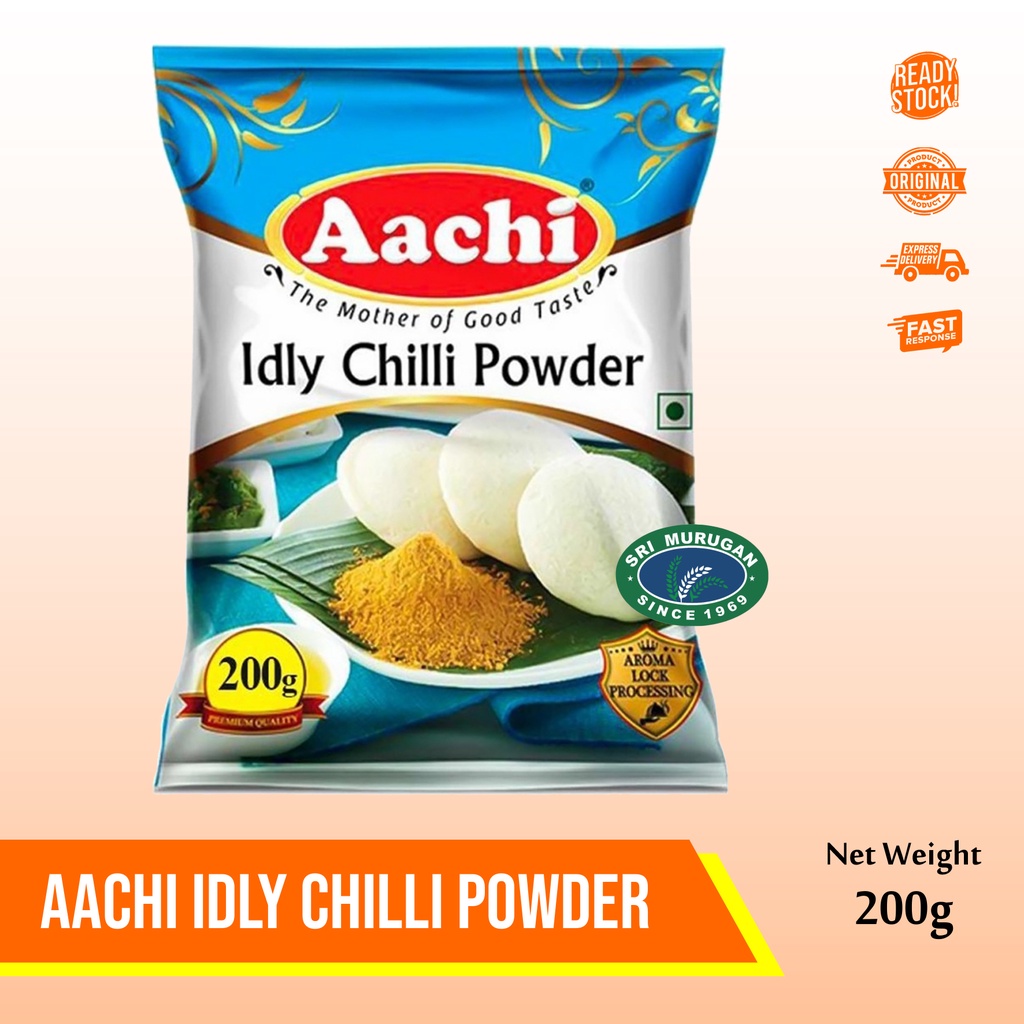 

AACHI IDLY CHILLI POWDER 200 GM