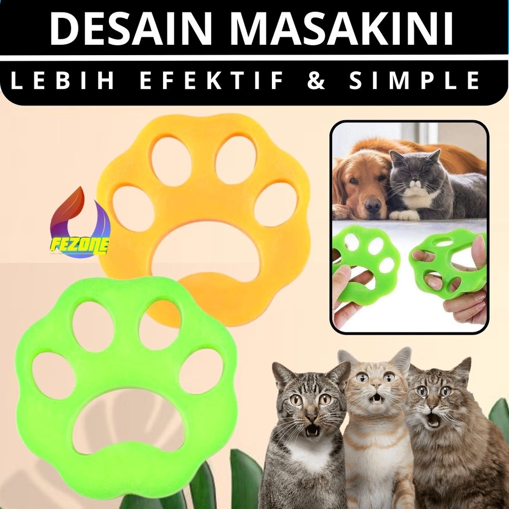 Silikon Tangan Pembersih Bulu Kucing FEZONE