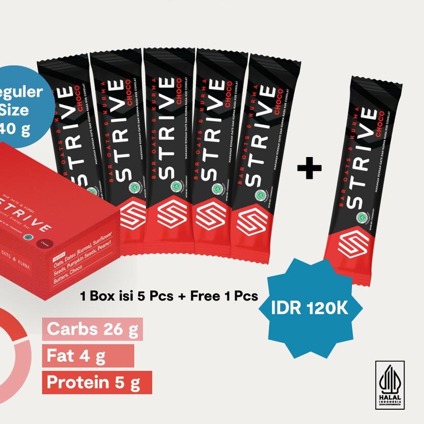 

☑ Strive Energy Bar Choco (Fullbar) - 40 gr x 6 pcs ➥