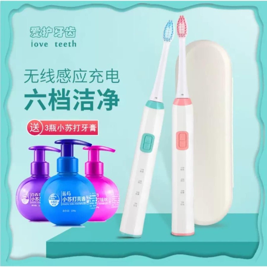 Sikat Gigi Elektrik Electric Toothbrush USB Charger Yarmesu