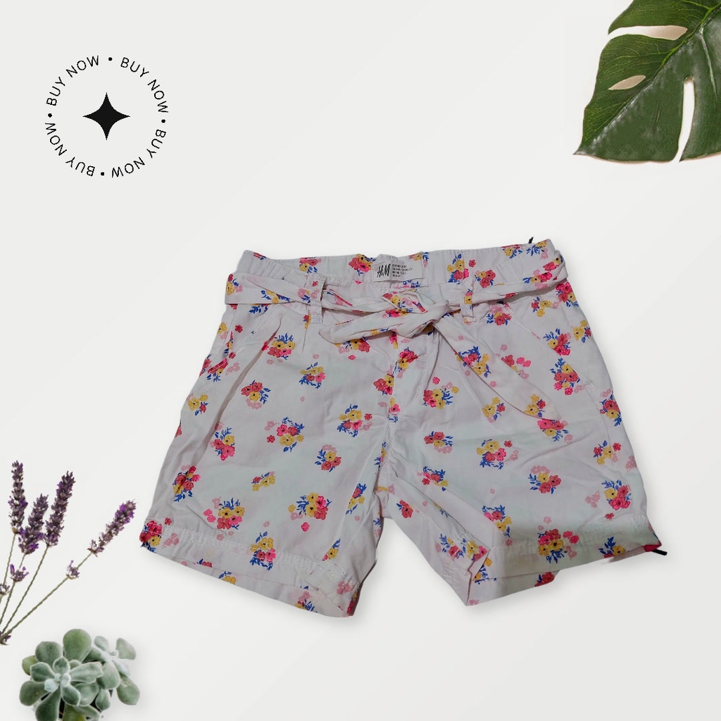 Hot Pants Anak Perempuan Celana Pendek Anak Motif Bunga "HnM"