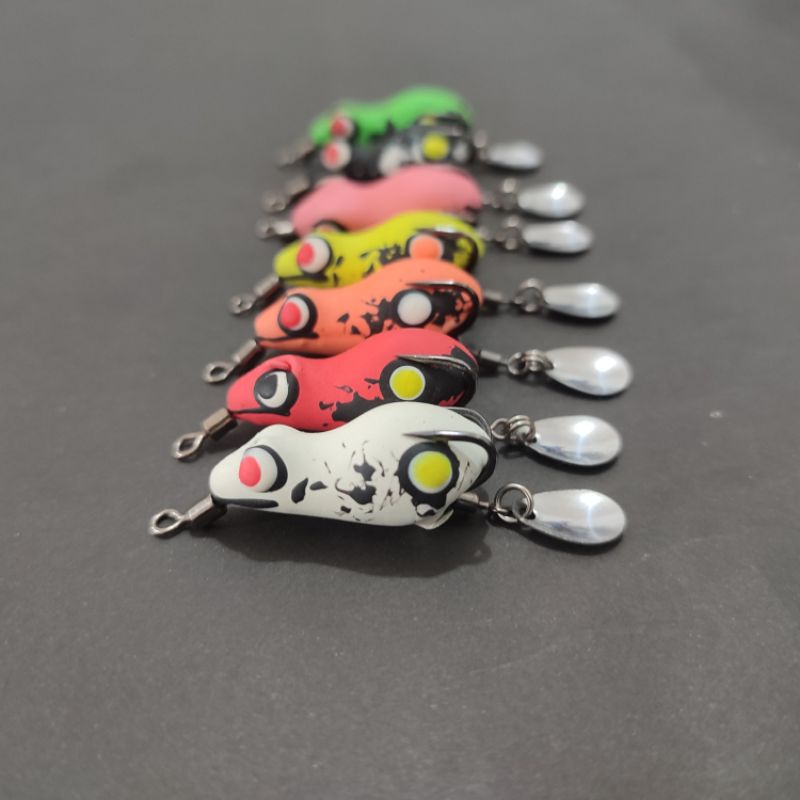 SOFT FROG CURUT TENGGELAM 3CM SAE LURE