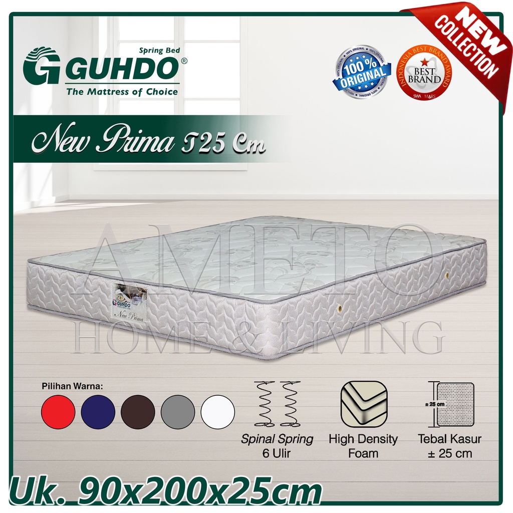 Guhdo Springbed New Prima 90x200 Tebal 25 (HANYA KASUR)