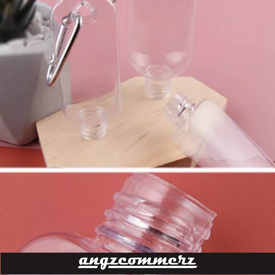 Botol Spray Semprot Gantungan Keychain PET Bottle Clear 60ml
