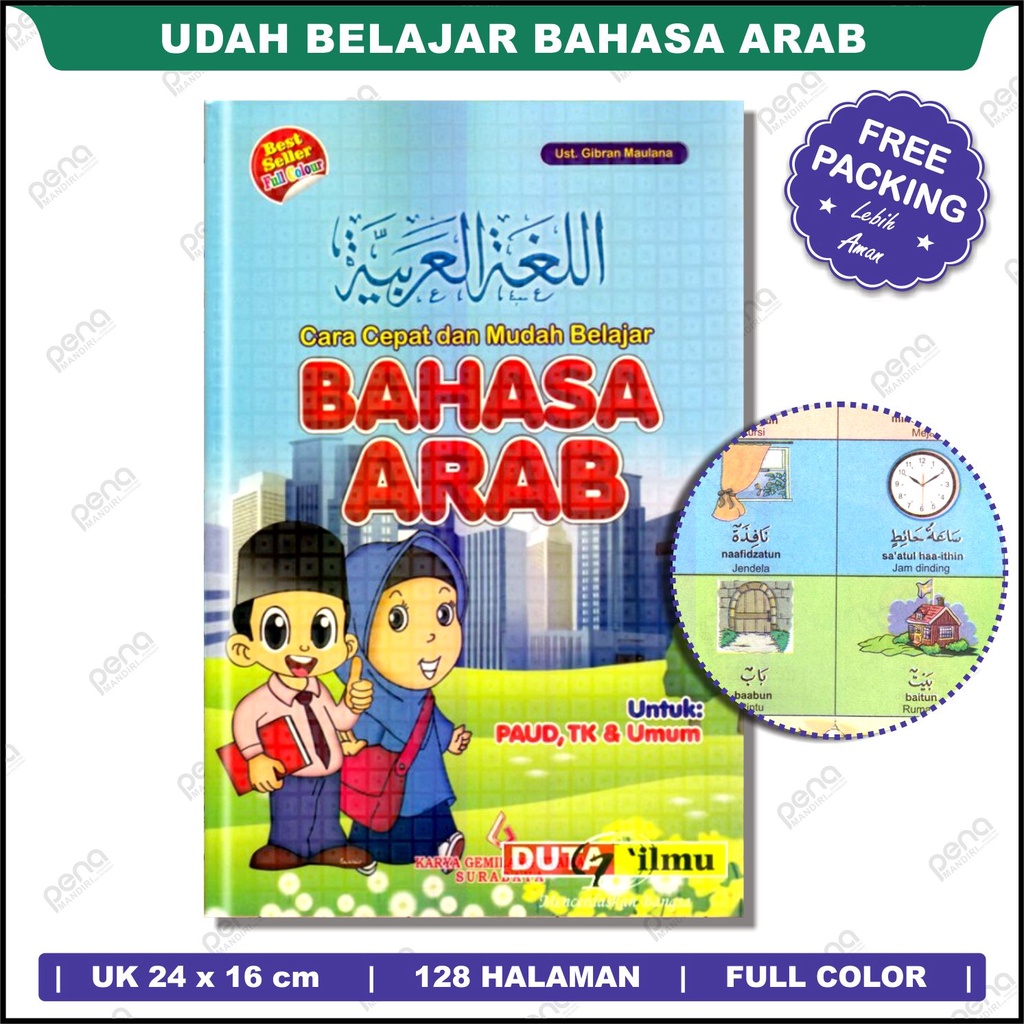 Cara Cepat dan Mudah Belajar Bahasa Arab untuk Anak, PAUD, TK dan Umum - KGU