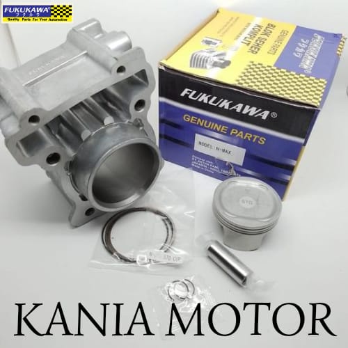 BLOK SEHER SET PISTON NMAX N MAX AEROX 155 YAMAHA ORIGINAL FUKUKAWA