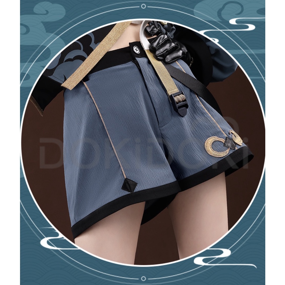 PRE-SALE Game Genshin Impact Xingqiu Cosplay Costume Xing Qiu Doujin Casual Wear Costume