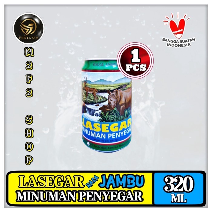 

LASEGAR Minuman Larutan Penyegar Rasa Jambu Kaleng - 320 ml (Kemasan Satuan)