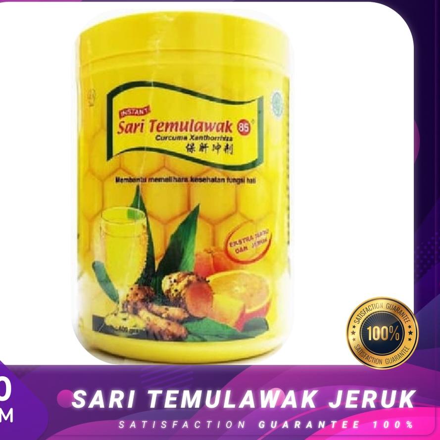 

Toples sari temulawak 85 Instan Plus madu jeruk Toples 400 gr ✔