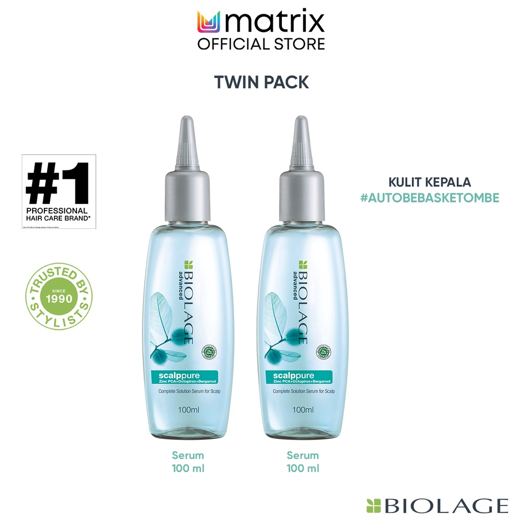 Biolage Scalppure Serum 100ml Twinpack - Serum Perawatan Kulit Kepala