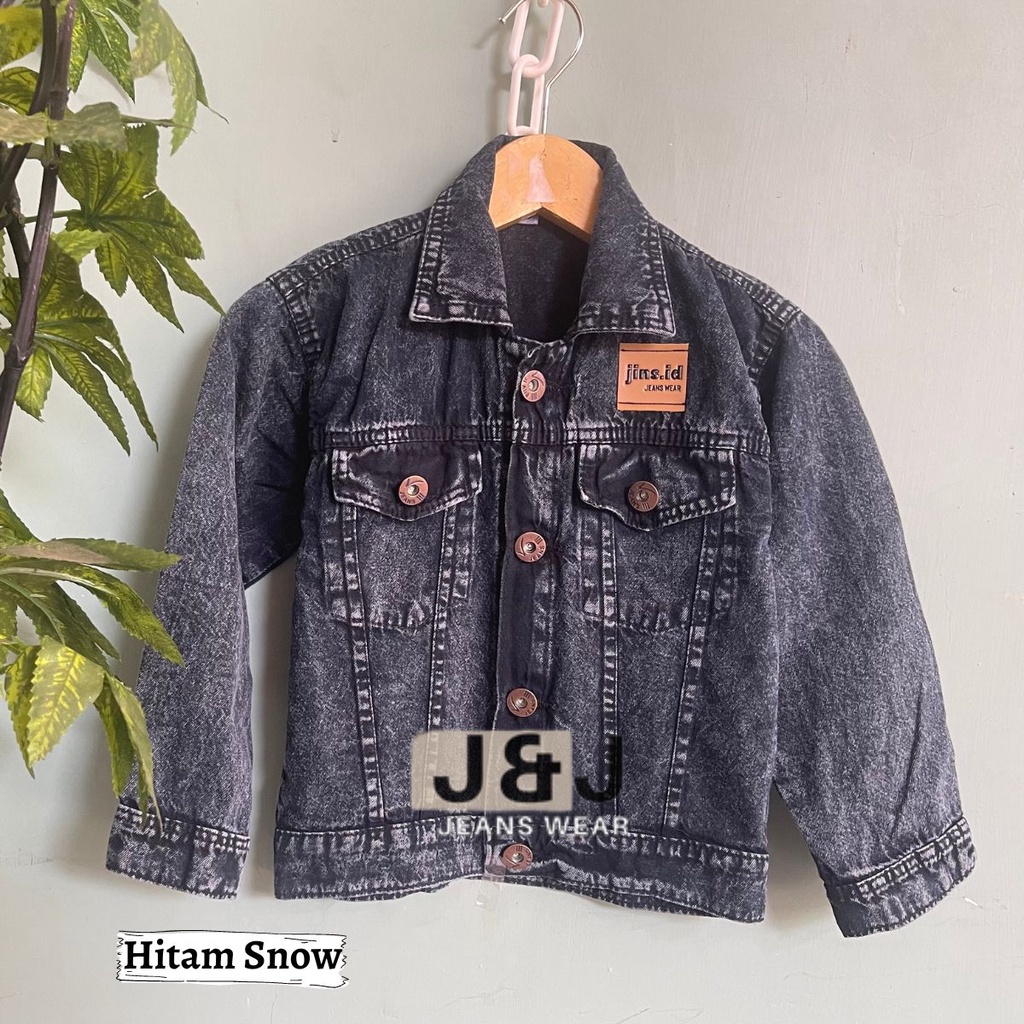 Jaket Jeans Anak Perempuan Pita 2-10 Tahun