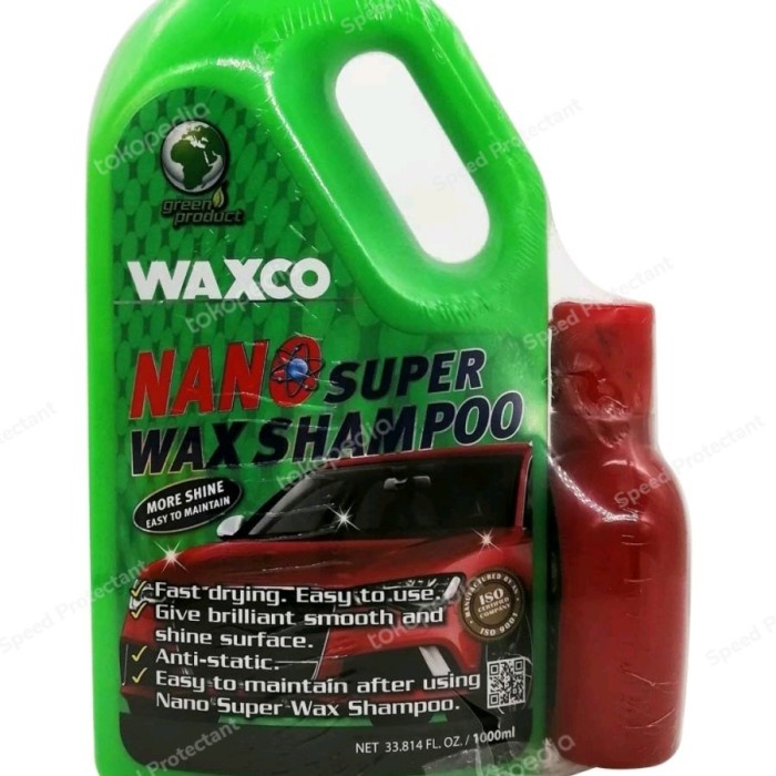 FREE ONGKIR WAXCO NANO SUPER WAX CAR SHAMPOO + TYRE SHINE 125 ML FREE ONGKIR
