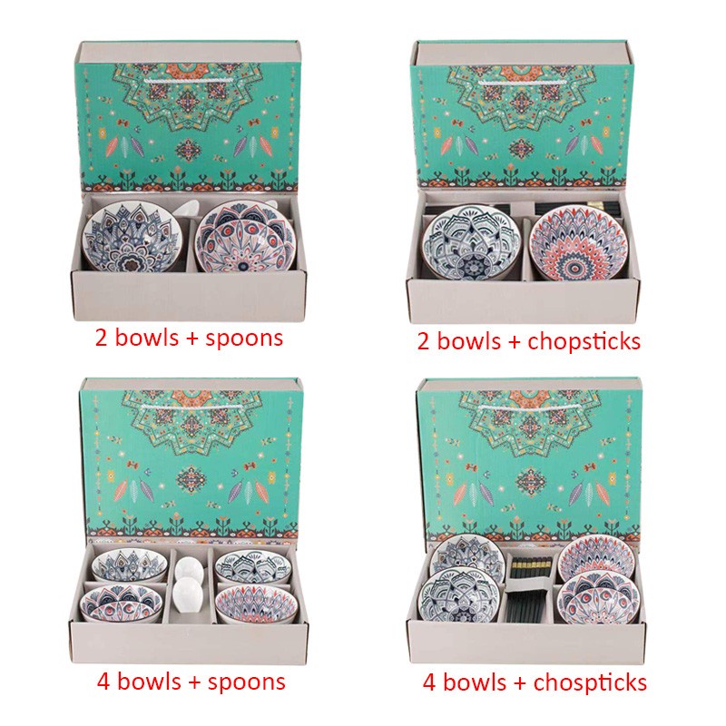 Yutensil Hampers Set Mangkuk Keramik Gift Set / Bowl + Chopstick