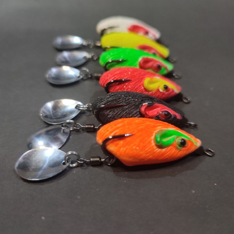 SOFT FROG CURUT 3D TENGGELAM SK LURE