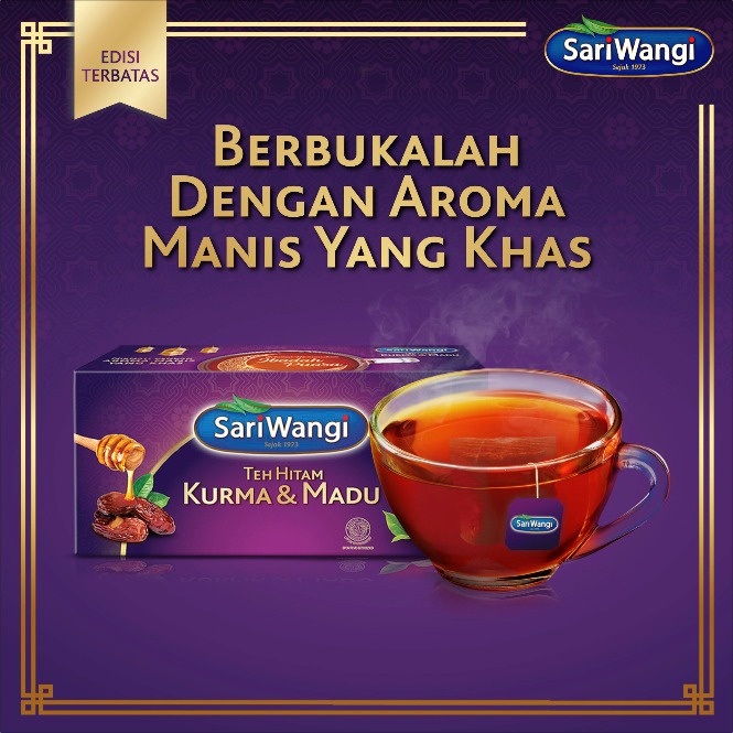 

Sari Wangi Teh Hitam Kurma & Madu 85gr