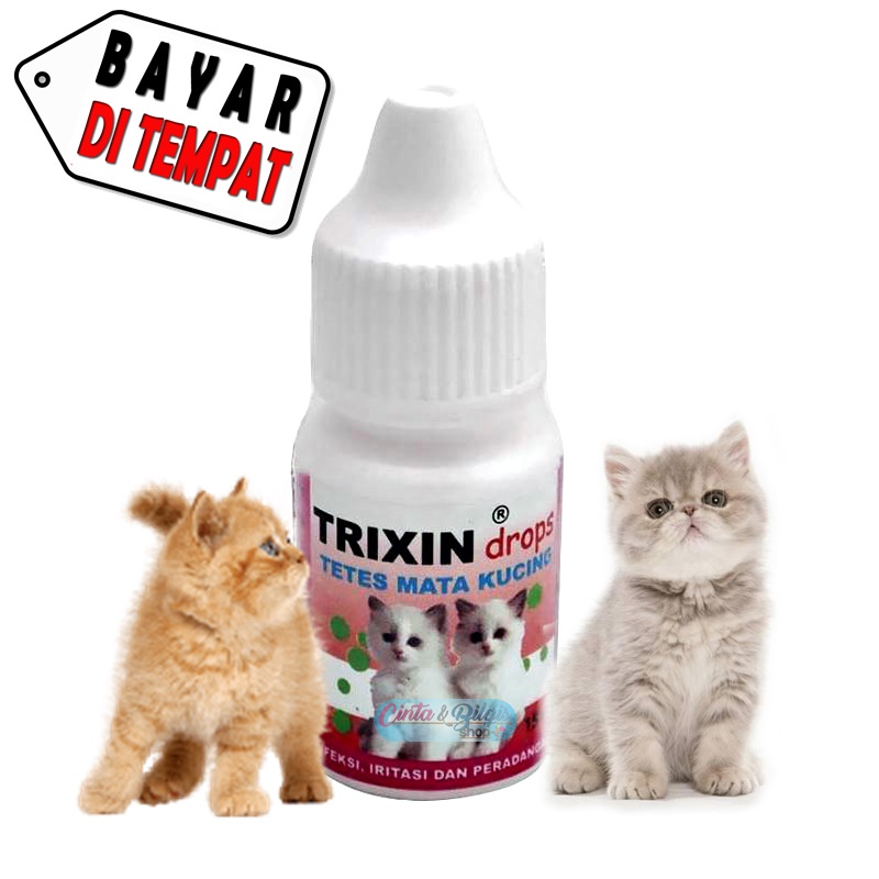 Obat Kucing Obat Tetes Mata Kucing Berair Belekan Iritasi Mata Merah Untuk Kitten Dan Adult TRIXIN C