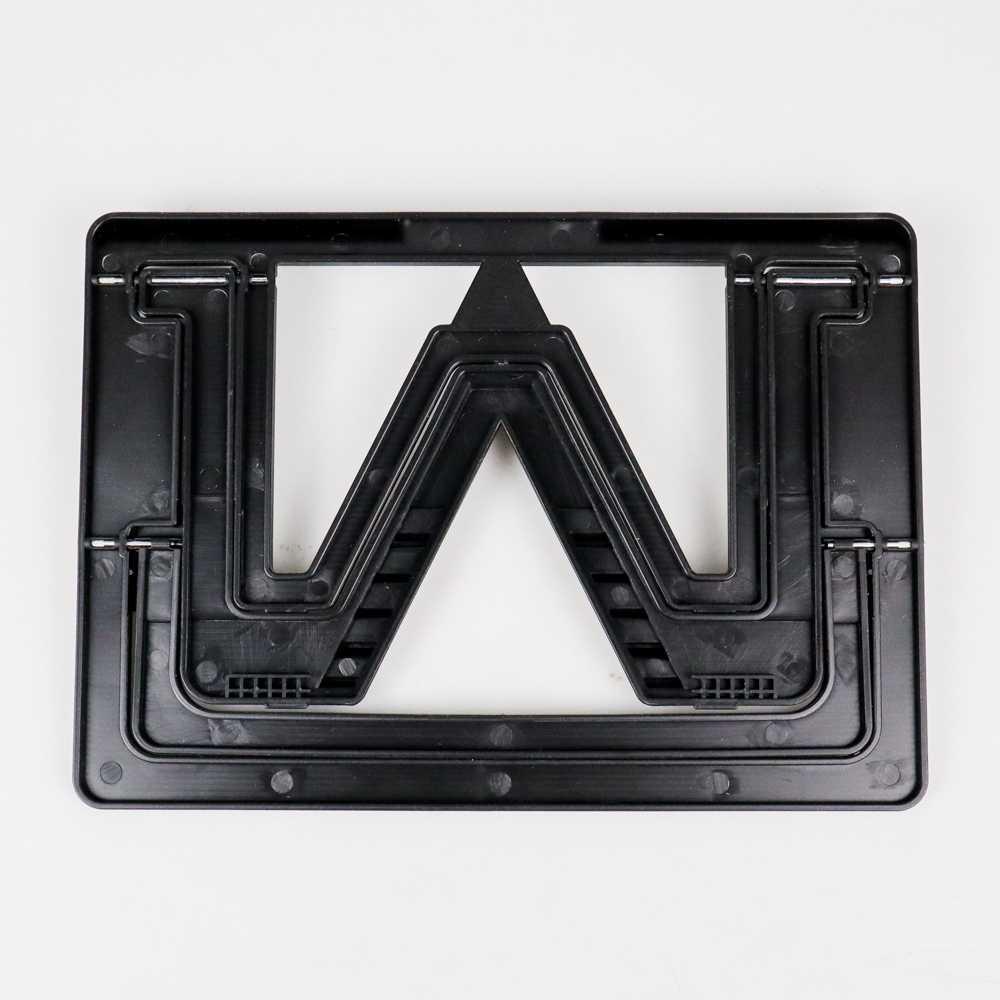 Laptop Stand ABS Foldable Adjustable Non-Slip - P7 - Black