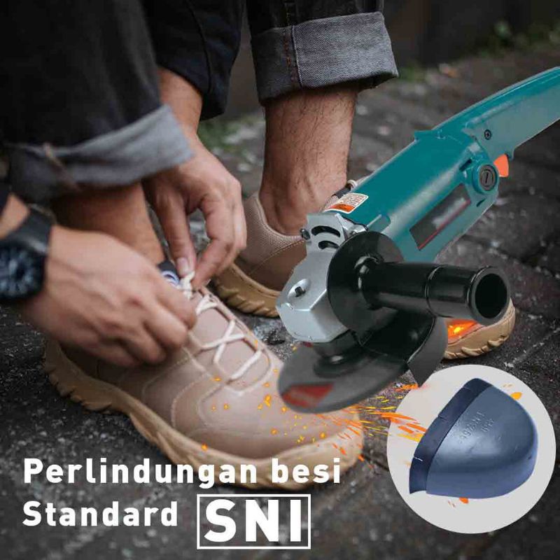 (PRELOVED) SEPATU SAFETY PRIA MODEL  BOOTS PRIA TYPE LOW BOOT REISENGEAR CAIMAN