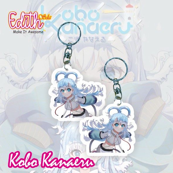 [BUKAN PO]  Gantungan Kunci Vtuber Kobo Kanaeru Hololive / Keychain Vtuber Kobo Kanaeru Hololive