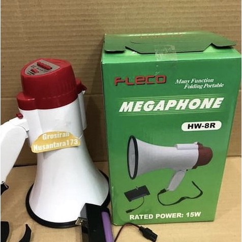MEGAPHONE ATAU TOA KECIL FLECO MULTIFUNGSI HW-8R/ TOA FLECO MURAH
