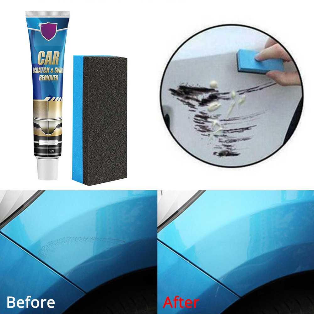 Wax Paint Car Scratch Swirl Remover Repair Auto Care Polish 15ml - CR15 - Blue