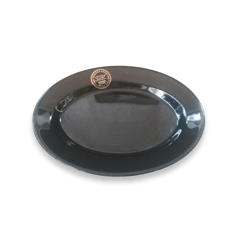 Golden Dragon Horeka Hitam Piring Lodor 10" (P5610) SET 48 PCS