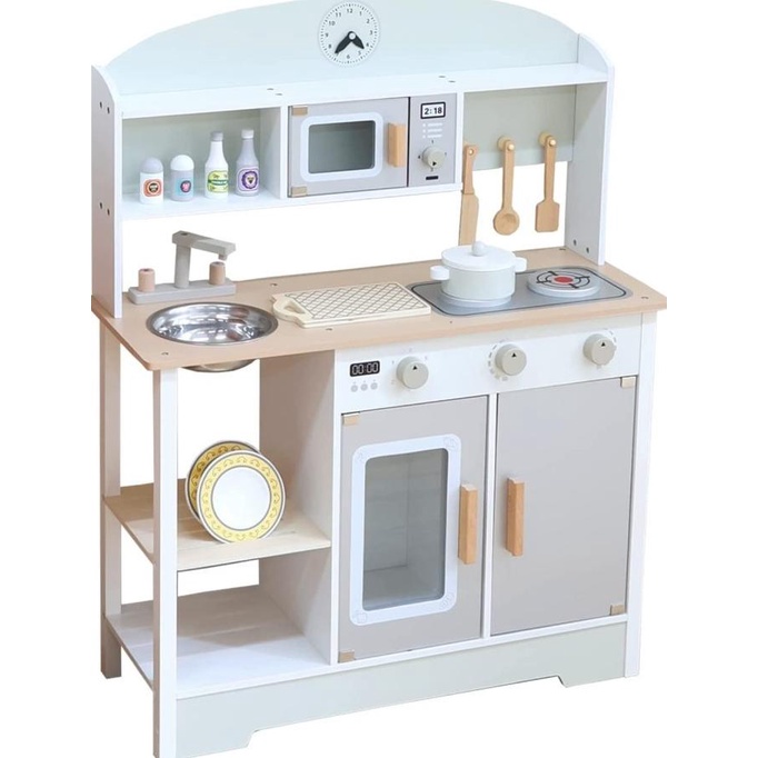 Japanase Wooden Kitchen Set Mainan Dapur Dapuran Kayu Masak Masakan Storernagia
