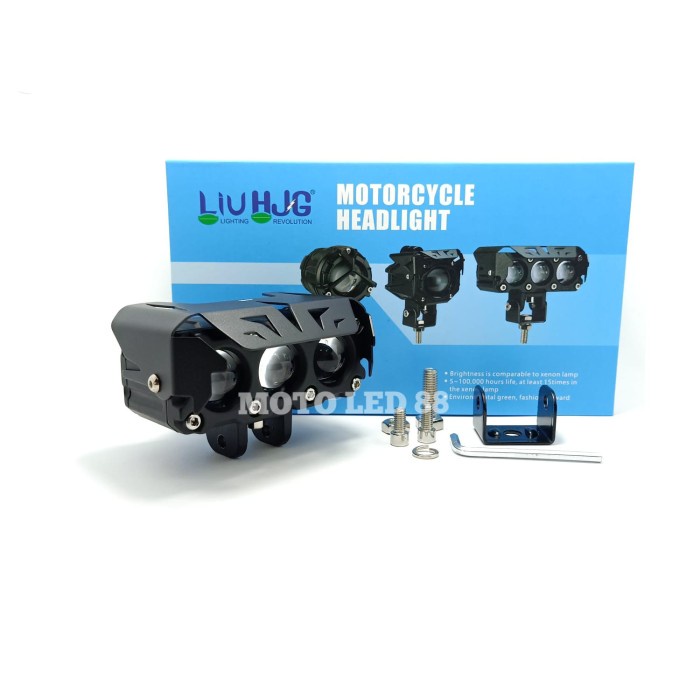 Lampu Tembak SQL 3 Mata HJG - Foglamp Laser SQL HJG Hight Low