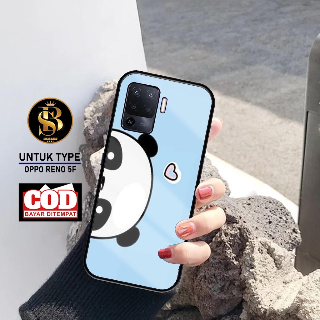 Sinar Baru Case Oppo Reno 5F Terbaru [ MOtif P4nd4] Softcase Oppo - Hardcase Oppo - Casing Hp Oppo -