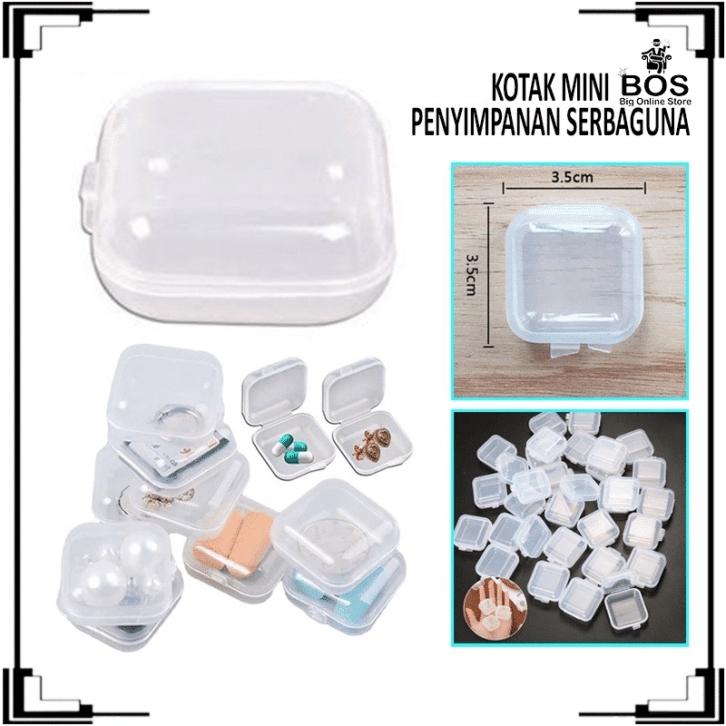 BOS-KOTAK MINI PENYIMPANAN SERBAGUNA / TEMPAT PERHIASAN AKSESORIS KECIL