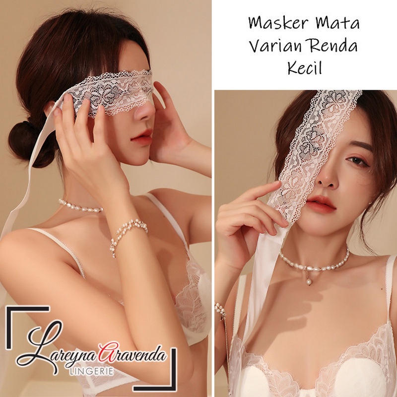Lareyna Aravenda Masker Lace Penutup Mata Untuk Aksesoris Pesta / Lingerie AL020
