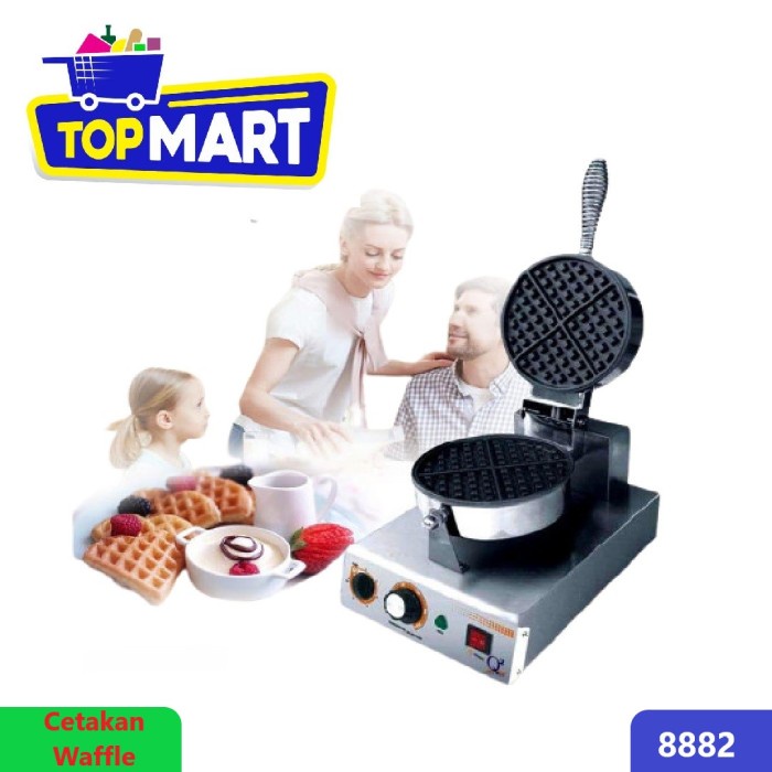 Mesin Cetakan Pembuat Kue Egg Waffle Maker Listrik Q2 8882