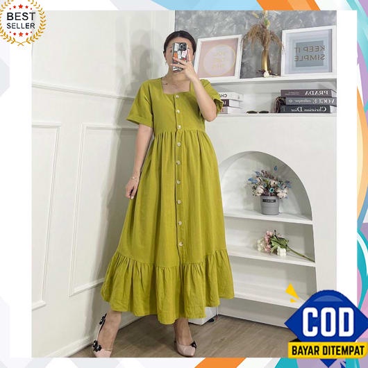 Gamis Wanita Terbaru 2023 Import Games Jumbo Longdres Dewasa Tunik Abaya Turkey Premium Bahan Adem S