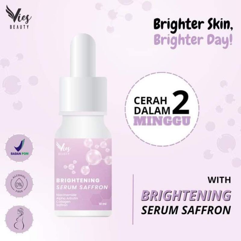 Serum Saffron Glow original BRIGHTENING SERUM SAFFRON Vies beauty