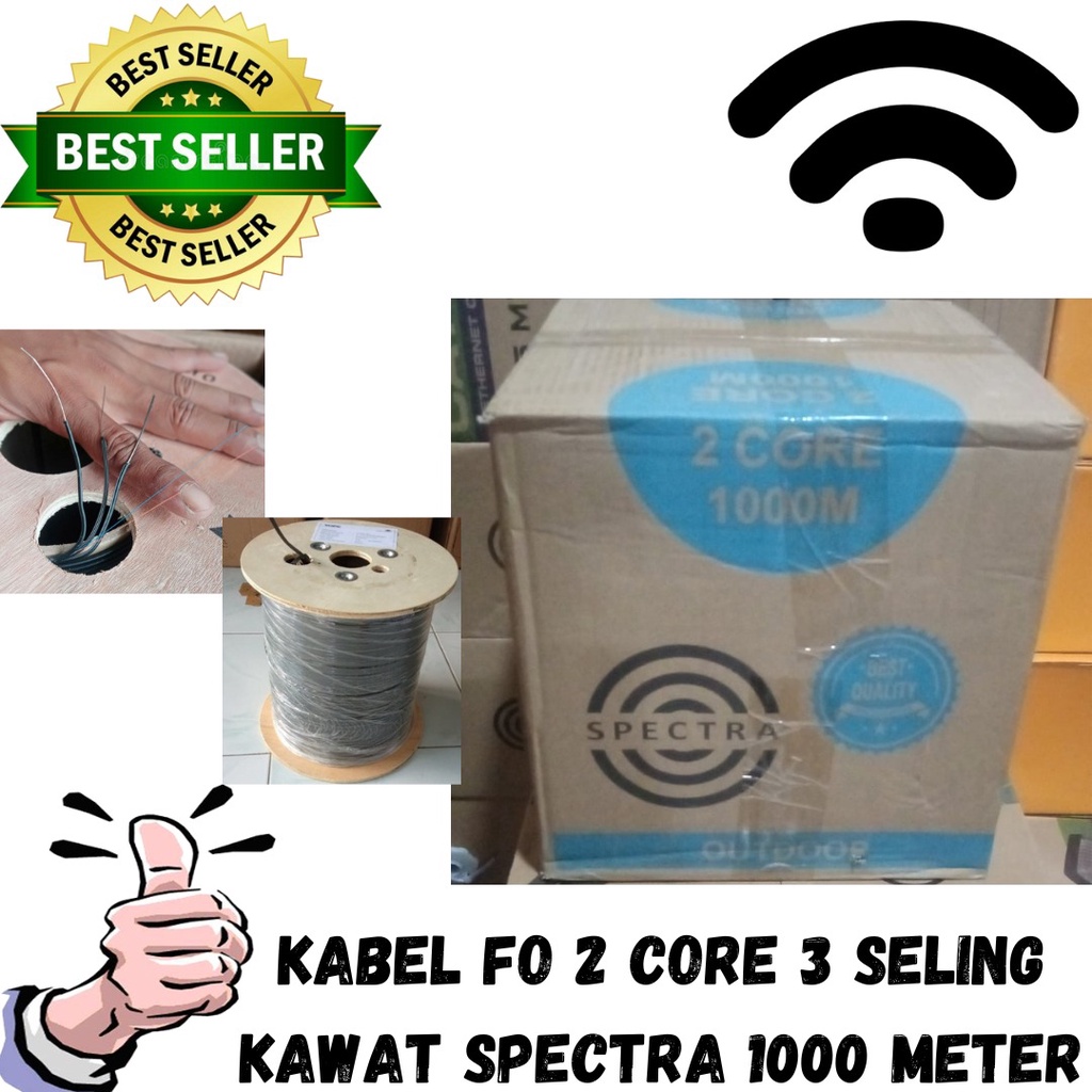 KABEL FO 2 CORE 3 SELING 1000M