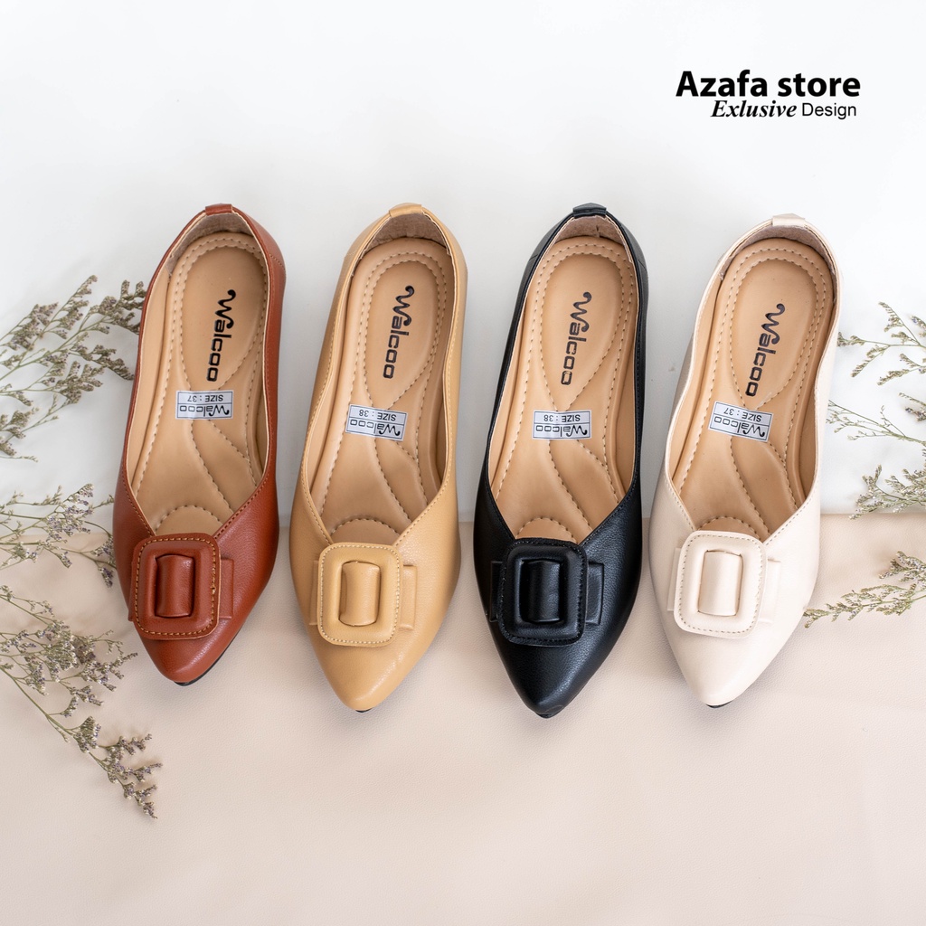 Walcoo Sepatu Flatshoes Wanita ARTSENIO