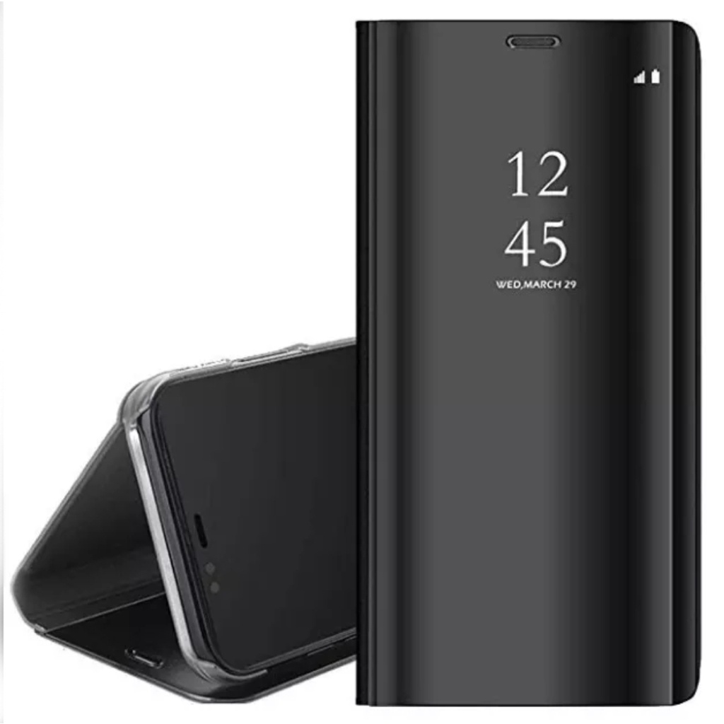 Smart Case Vivo Y22  Vivo Y21  Vivo Y35 Flip Case Cover Mirror Planting Wallet Stand Auto Lock Case 