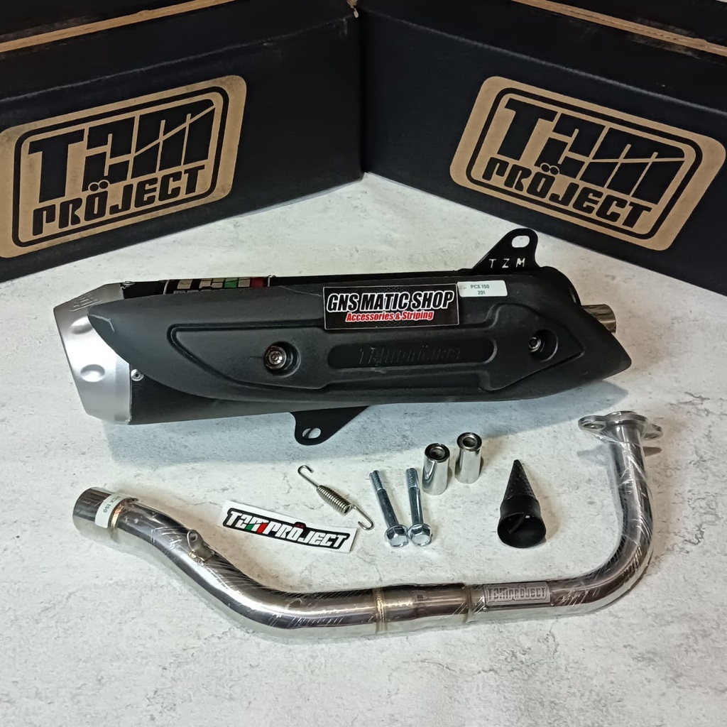 KNALPOT TZM RACING PROJECT PCX LOKAL / KNALPOT TZM RACING PCX 150 / KANLPOT TZM PCX 150